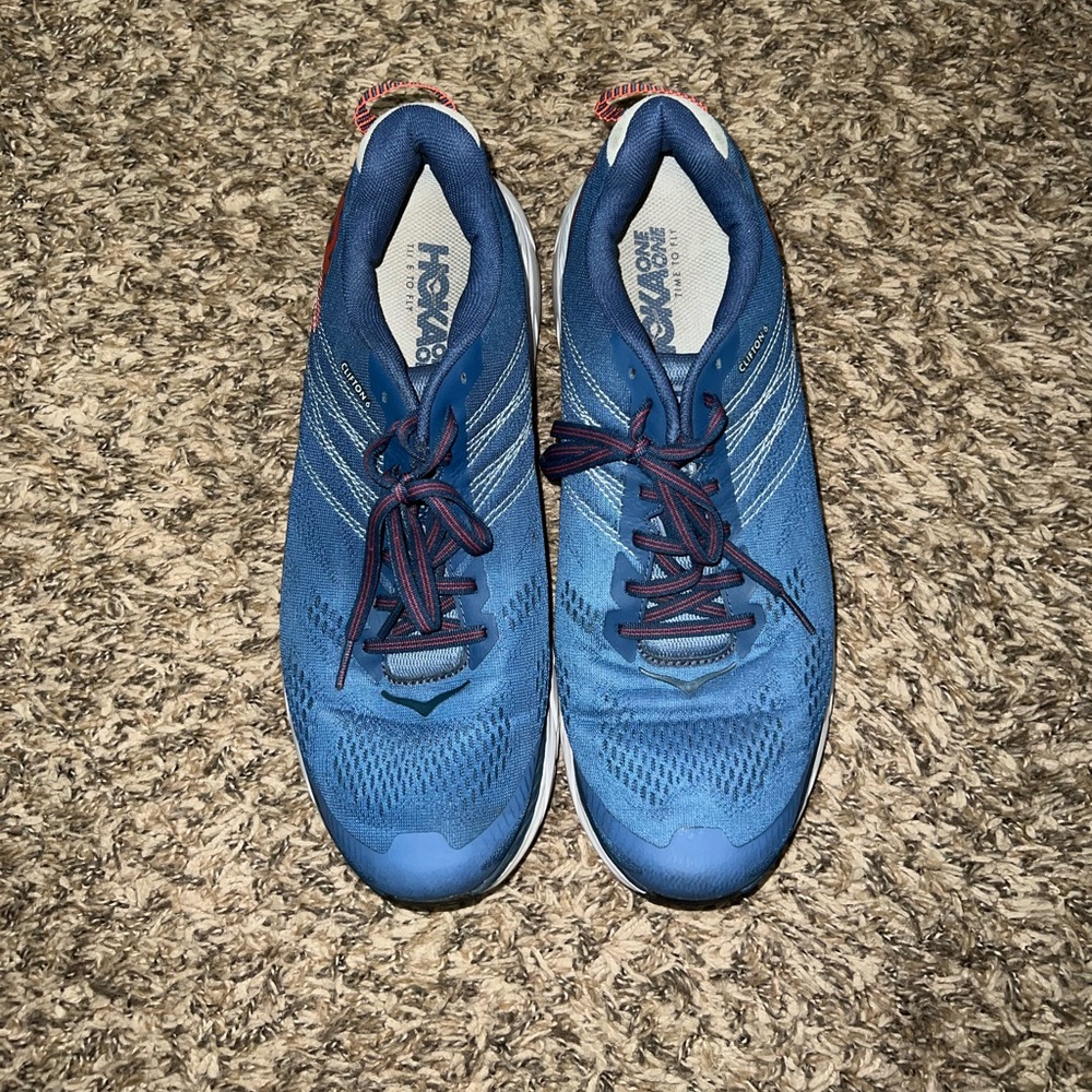 Hoka Blue Clifton 6 Athletic Shoes Sjze 11.5 - Picture 3 of 8